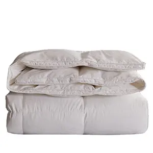 Atacado Super Macio de Luxo Edredão de Penas De Ganso Pato Branco Para Baixo Comforter