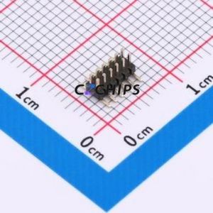 A100US-WS06P Pin Header SMD,P=1mm Connector ( Pin Structure: 2x6P )( Pitch: 1mm )( Row Spacing: 1mm ) - Product Image 1