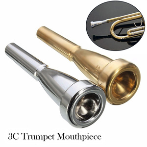 Boquilla Profesional para <span class=keywords><strong>Trompeta</strong></span> de Aleación 3C, Dorada/Plateada, para Instrumentos Musicales de Viento, Accesorios para <span class=keywords><strong>Trompeta</strong></span> - Product Image 2
