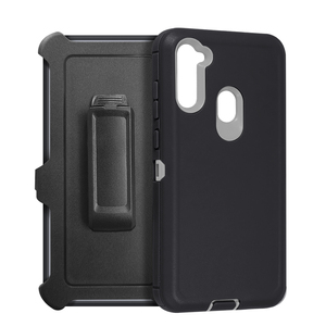 Étui <span class=keywords><strong>rigide</strong></span> avec clip de ceinture Étui de défense hybride robuste pour <span class=keywords><strong>Samsung</strong></span> Galaxy A10S A11 A12 A13 A14 A15 4G 5G Étui de téléphone antichoc - Product Image 1