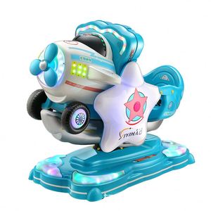 Nouvelle balançoire électrique pour enfants, à monnayeur, une place, avec MP5, pour usage domestique et commercial - Product Image 1