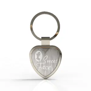 Customized Valentine's Day Present Wedding Souvenir Mother's Day Gift Heart Shape Keychain