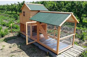 Poulailler en bois étanche pour animaux, 4 pièces, barrières à l'huile de lapin, cage d'extérieur à vendre - Product Image 5