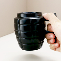 Gobelet à eau réutilisable en céramique en forme de grenade, étanche, vendu directement par l'usine, avec boîte cadeau pour cadeaux et souvenirs