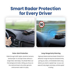 Détecteur de radar Speed Sentinel 360 °   Détecteurs de radar Speed Sentinel pour voitures avec alertes vocales, modes ville et autoroute - Product Image 3