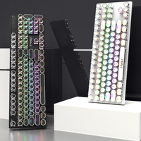 Keyboard, Mouse, dan Headphone Gaming Mekanik RGB Combo Kabel 2023 Terbaru, 104 Tombol untuk PC Komputer