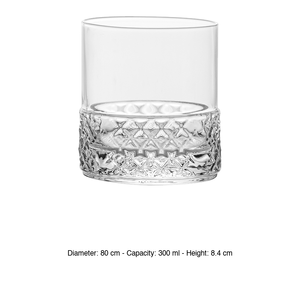 Vaso para agua 30 cl Roma 1960 H 8.4 cm Ø 8 cm Luigi Bormioli - Product Image 3