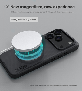 Funda Magnética Nillkin con Carga Inalámbrica para <span class=keywords><strong>iPhone</strong></span> 18 Pro Max, Antigolpes, Antihuellas, Rígida y Suave - Product Image 4