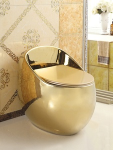 Siphon de <span class=keywords><strong>toilette</strong></span> en PVC de style européen en forme <span class=keywords><strong>d</strong></span>'œuf doré, à chasse <span class=keywords><strong>d</strong></span>'<span class=keywords><strong>eau</strong></span> colorée, design compact pour petits espaces, économiseur <span class=keywords><strong>d</strong></span>'<span class=keywords><strong>eau</strong></span> - Product Image 4