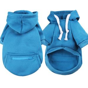 따뜻한 플리스 소재 강아지 후드티: 포켓과 동물 무늬 프린트가 있는 면 반려동물 의류 (최대 5XL 대형견용, 여름/봄 착용) - Product Image 3