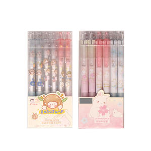 Wholesale Custom Creative Retractable Plastic Gel Ink <b>Pens</b> Smooth Writing Fine Point <b>Pen</b> for <b>Gift</b> Purpose - Product Image 2