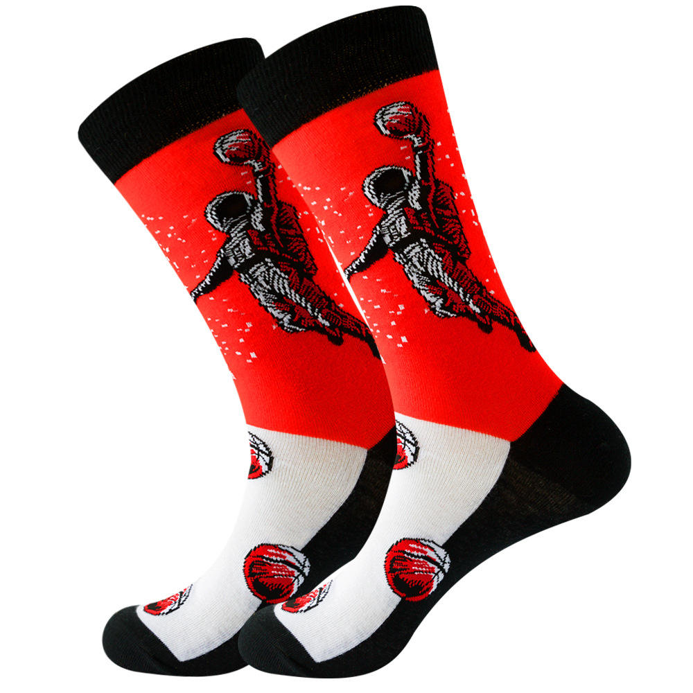 New Product Ideas 2024 Custom logo Design Fashion Pattern Cotton Unisex Funny Dress Socks for Men Women
