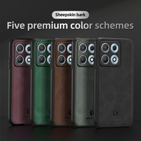 Funda Protectora de Piel Sintética de Oveja para Motorola Moto Edge 70 Pro, Edge70 Max, 60 Fusion, 50 Ultra, X70, Resistente a Impactos