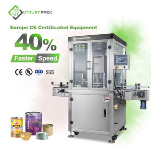 Đóng hộp bia Soda mềm đồ uống bỏng ngô Pet nhựa nhôm có thể niêm phong máy tự động - Product Image 1