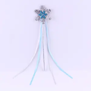 매직 스틱 소녀 파티 공주 선물 파티 스팽글 천사 의상 스타 지팡이 귀여운 눈송이 요정 지팡이