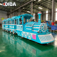 Tren Eléctrico sin Rieles a Precio de Fábrica, Apto para 24 Personas, Tren Turístico para Parques Temáticos y Carnavales