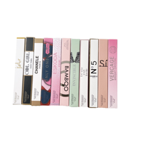 Vente en gros de vaporisateurs corporels de voyage longue durée de 35 ml, flacon en verre test tube, mini parfum de poche, parfum pour homme et femme