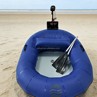 Kayak gonflable portable Hailebao Easy Storage, confortable, en PVC, design escargot, léger, pour la pêche en eau libre, bateau d'extérieur.