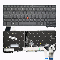 Teclado para Lenovo Thinkpad X13 L13 Gen1 Gen2/3 Gen4 S2 GEN7, Teclado para Portátil con Retroiluminación para Portátil Lenovo