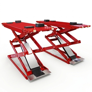 <span class=keywords><strong>Pont</strong></span> élévateur à <span class=keywords><strong>ciseaux</strong></span> <span class=keywords><strong>double</strong></span> 3,5t encastré ultra-plat hydraulique pour voitures 3,0kW 380V/220V-GE3519 - Product Image 1