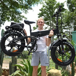 Bicicleta Eléctrica Plegable <span class=keywords><strong>ENGWE</strong></span> <span class=keywords><strong>Engine</strong></span> <span class=keywords><strong>X</strong></span> 250W con Batería de Iones de Litio de 48V 13Ah y Neumáticos Gruesos de 20 Pulgadas - Product Image 1