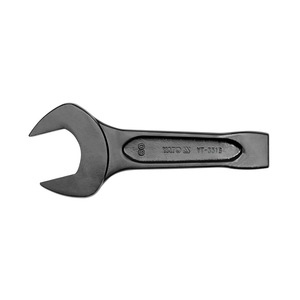 Llave de vaso de boca abierta Yato de un solo extremo con vástago recto de 30 mm, grado industrial, métrica - Product Image 1
