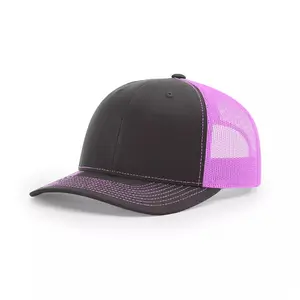 Casquette de camionneur de golf gorras à 6 panneaux, chapeaux de camionneur personnalisés avec broderie richarsson 112