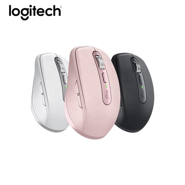 For Logitech MX Anywhere 3 Portable Office Mouse Wireless for with Charging Wheel Pink for Female