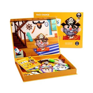 Puzzle magnétique 3D dinosaure à faces changeantes <span class=keywords><strong>pour</strong></span> la petite enfance, jouet éducatif en papier <span class=keywords><strong>pour</strong></span> les 4-6 ans, développe les capacités cognitives - Product Image 5