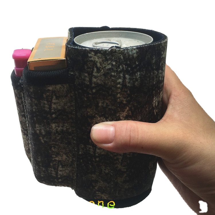stubby cigarette pouch Low Price Stubby Holder With Cigarette Insulated Sleeve W/Pockets