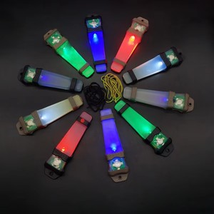 Luz Táctica para Casco, Lámpara de Señal LED Multicolor, Luz Intermitente de Visión Nocturna para Supervivencia al Aire Libre, Diseño Impermeable y Reforzado con Goma - Product Image 6