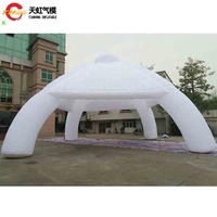 Tente de mariage gonflable géante de 10 m de diamètre, 4 pieds, pour événements commerciaux, plage, camping, chapiteau gonflable
