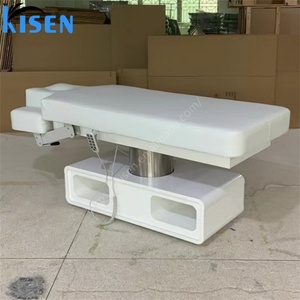 Kisen LED Electric Massage Beauty <b>Bed</b> with Adjustable Back and Leg Height Without Armrests <b>Lash</b> <b>Bed</b> Tattoo Chair - Product Image 6
