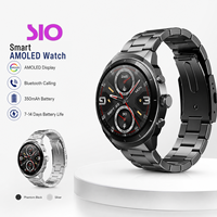 Reloj Inteligente con Resolución de 466*466, Monitor de Frecuencia Cardíaca, Presión Arterial, Oxígeno en Sangre, Monitor de Sueño, Reloj Inteligente de Fitness con Batería de 350 mAh