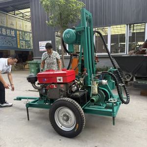 Nuova Perforatrice Rotativa Diesel per Pozzi d'Acqua, Profondità Massima 150m, Diametro di Perforazione 350mm, Ottima Mobilità per Trivellazione di Pozzi - Product Image 1