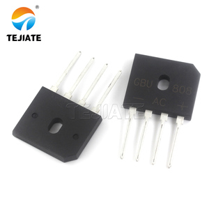 Chỉnh lưu <span class=keywords><strong>gbu606</strong></span> cầu chỉnh lưu Diode mô-đun 4A 6 8 một 600 800 1000V cho Led điều khiển điện áp điều khiển 4 pin cầu chỉnh lưu - Product Image 5