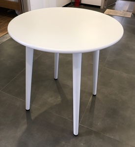 70cm Tapered Leg <strong>Table</strong> Carbon Steel Top Aluminum Legs Square and <strong>Round</strong> Styles Modern Indoor Outdoor <strong>Dining</strong> Side <strong>Table</strong> - Product Image 1