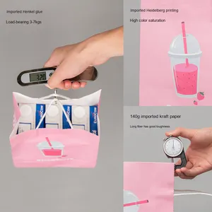 Wholesale Luxury Custom <strong>Printed</strong> Logo Kraft <strong>Paper</strong> <strong>Bag</strong> <strong>Unique</strong> <strong>Design</strong> for Household Products Baking Packaging Zhejiang <strong>Paper</strong> - Product Image 5