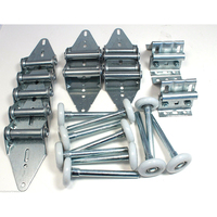 Fabricant de portes de garage OEM Bande d'étanchéité inférieure pour rail de porte de garage Rail incurvé Boîte de quincaillerie métallique pour porte de garage personnalisée