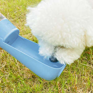 Sıcak satış taşınabilir 300ml ve 550ml sızdırmaz köpek su sebili çevre dostu katlanabilir açık seyahat şişe - Product Image 3