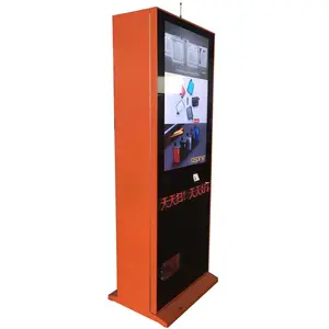 Big size touch screen Promotion Vending Machine with cashless payment system for box package vending machine with age verificati