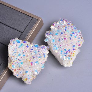 Irregular Size Angel Aura <b>Crystal</b> <b>Cluster</b> Healing Stones Natural Gemstones Aura Color <b>Crystal</b> <b>Cluster</b> - Product Image 2