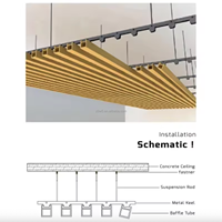 Módulo de Decoración de Rejilla de Aleación de Aluminio Profesional, Quilla Oculta, Ignífugo, Insonorizante, Aspecto Limpio, para Interiores de Salas de Exhibición Comerciales