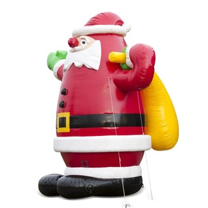 Comprar 10m gigante Santa Claus Navidad inflable 33 pies PVC/Oxford Santa Claus para la venta 20 pies Santa Claus Navidad juguetes inflables - Product Image 1