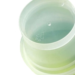 Food Grade PP Ice Cream <b>Containers</b> 100ml 200ml 300ml 500ml Heat Resistant Pudding Jars with Leakproof Cap - Product Image 4