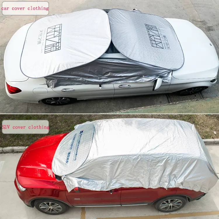 Parasol plegable personalizado para coche, Protector impermeable y a prueba de viento, parasol
