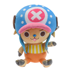 Figurines en peluche de haute qualité, personnages classiques de dessins animés One Piece, jouets en peluche Chopper avec étiquettes - Product Image 4