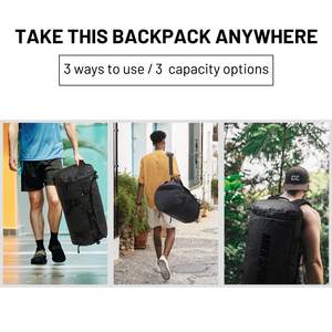 Muestra Gratuita de Bolsa de Deporte de Viaje para Hombre con Compartimento para Zapatos, Bolsa de Deporte Personalizada y Portátil para Tenis - Product Image 6