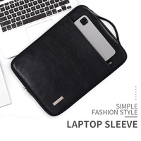 Sacs et housses pour ordinateur portable en PU de haute qualité Sac d'ordinateur mince Housse pour ordinateur portable étanche pour Macbook Air/Pro ThinkBook
