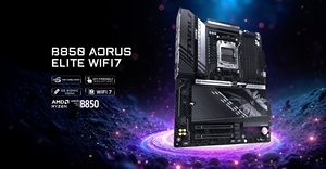 เมนบอร์ด <span class=keywords><strong>GIGABYTE</strong></span> 2025 รุ่นใหม่ AORUS ELITE WIFI7 เมนบอร์ดเกมมิ่งแบบ ATX สำหรับเดสก์ท็อป รองรับชิปเซ็ต AMD B850 แรม DDR5 PCIe 5.0 รองรับ M.2 <span class=keywords><strong>SSD</strong></span> ความจุสูงสุด <span class=keywords><strong>256GB</strong></span> สองช่อง - Product Image 6